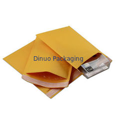 Kraft Shipping Package Envelope With Bubble Wrap Inside Shock Resistance
