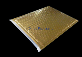 Star Packaging Zipper Slide Matte Gold Bubble Bag Zipper plastic bag For Gifts