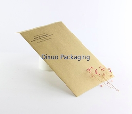 CMYK Printing Kraft Courier Packing Bags 9.5x14.5cm