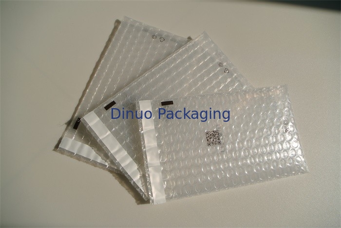 Clear Poly Bubble Wrap Pouches For Ornaments Packing 145x210mm #C