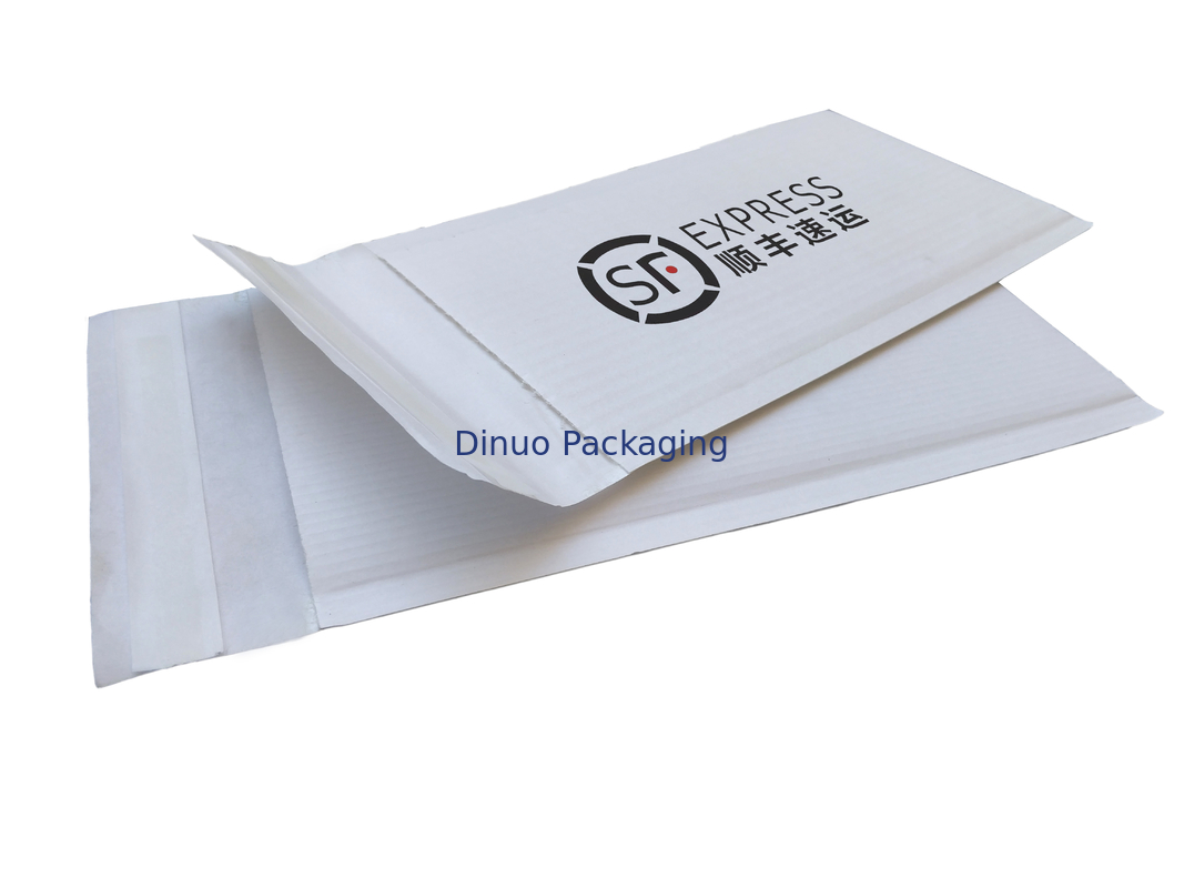 Customized Logo Kraft Corrugated Envelopes 150*220mm  For Gifts