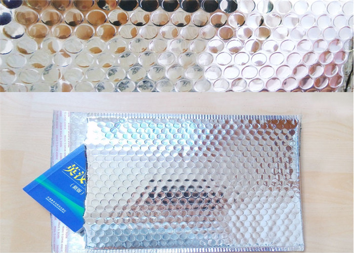 Self Seal Silver Metallic Bubble Mailers Bubble Wrap Envelopes Recyclable