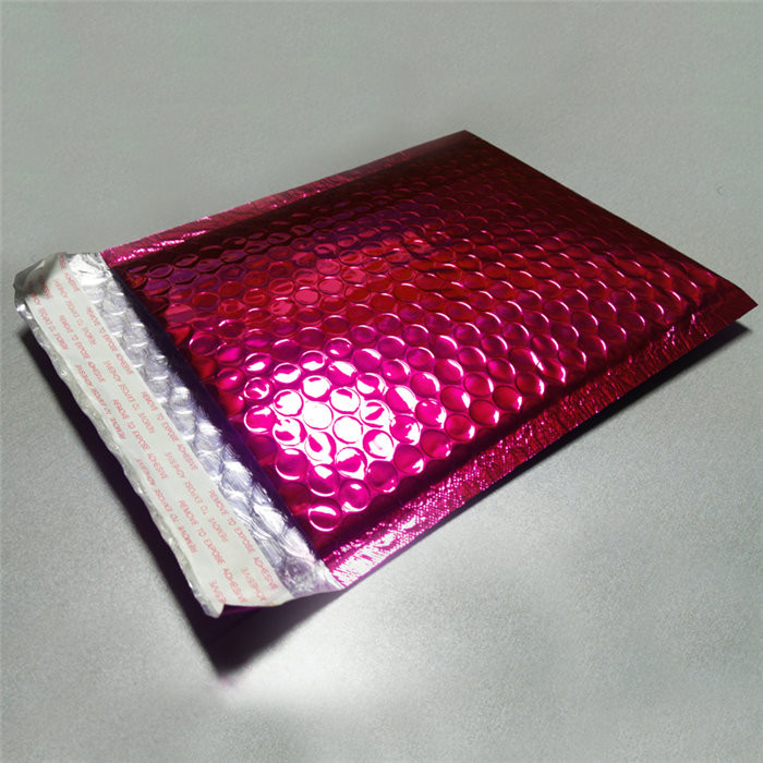 Recyclable Colored Metallic Bubble Mailers , Bubble Shipping Bags