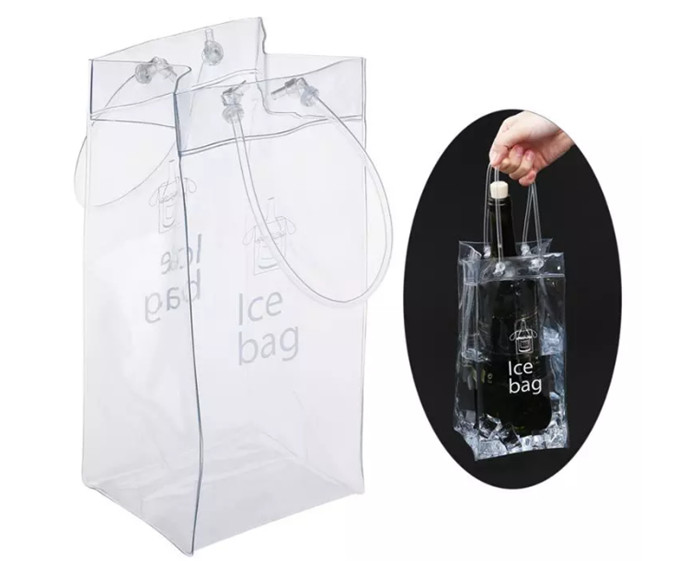 plastic wine cooler bags