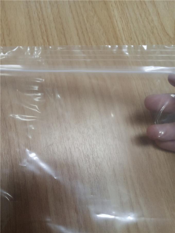 Resealable PE Plastic Bags With Ziplock Closure , Package Plastic Bags