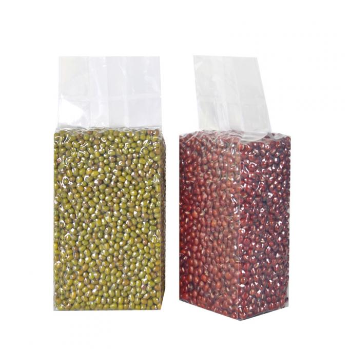 Customized Transparent Vacuum Bag With Miscellany Grain Print Recyclable Offset Surface For Food Industrial Use 1