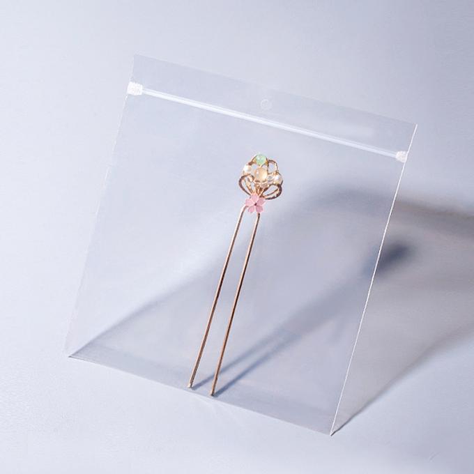 Customized CPE PE Transparent Frosted Plastic Zip Lock Bag Mini Zip Pocket 0
