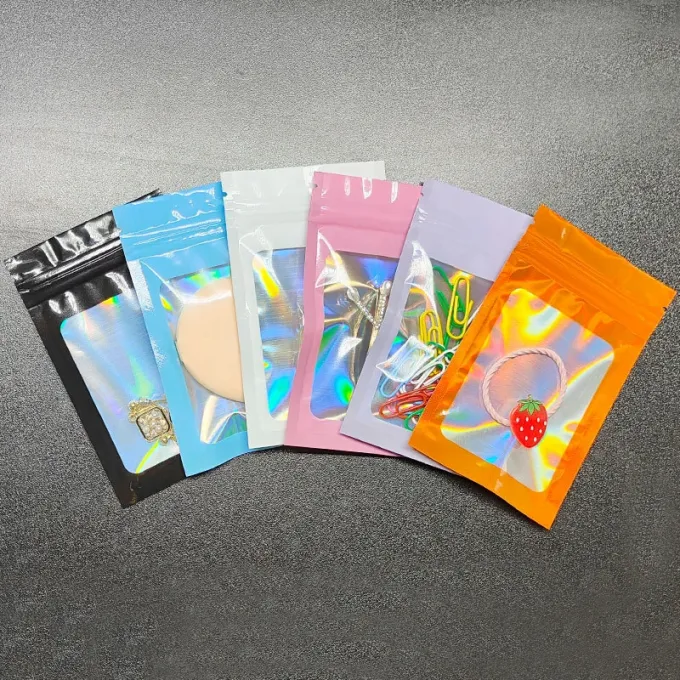 Customized CPE PE Transparent Frosted Plastic Zip Lock Bag Mini Zip Pocket 1