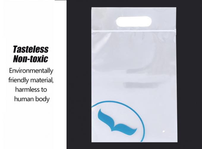 Custom Printing Eco-Friendly Resealable Plastic Ziplock Bags With Handle For Clothes Packaging Bag 3