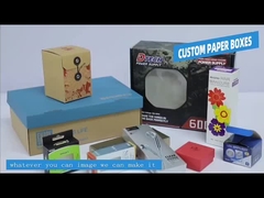 Manufacturer Custom Packaging Paper Box With Logo Designs And UV Printing For Pack Gifts
