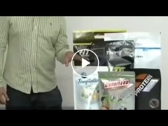 Custom Printed Doypack Bag Beverage Bottle Shaped Nozzle Aluminum Foil Stand Up Spout Pouch