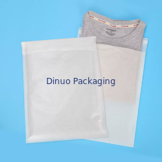 Garment Clear Glassine Paper Bag Non Plastic Gusset For T-Shirt