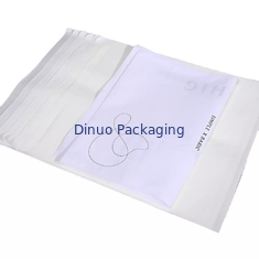 Custom Logo Waterproof Clothing Stamped Glassine Paper Bag White Packing Pouch Envelope