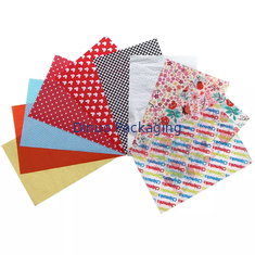 Bright Coloured Fresh Branded Tissue Paper Wrap For Shoe Box