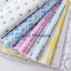 Logo Printing Colorful Tissue Paper Wrap For Birthday Holiday Wedding Gift Clothes