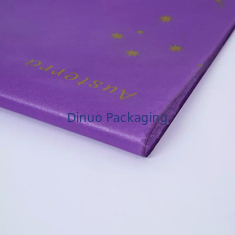 50 X 70cm Gold Stamping Luxury Wrapping Tissue Paper Eco Friendly Customized Logo