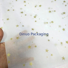 Christmas Patterned Wave Point Biodegradable Tissue Paper Wrap For Perfume Facial Gift