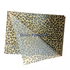 Leopard Print Acid Free Recycled Wrapping Tissue Paper For Birthday Gift Clothing