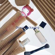 Degradable Honeycomb Paper Sleeve For Glass Bottle Cosmetic Packaging