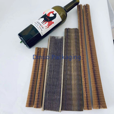 Custom Eco Friendly Kraft Honeycomb Paper Sleeves Bottle Covers Cushioning Protective