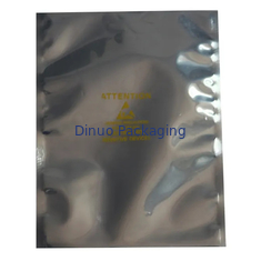 Custom Logo Printed ESD Shielding Bags Metallic Polyester / Polyethylene / Polypropylene