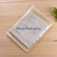 Zipper / Top Closure CPE Packaging Bags Tear Resistant For Socks