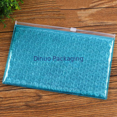 Clear Transparent Recycle Zipper Bubble Bag Custom Logo And Size