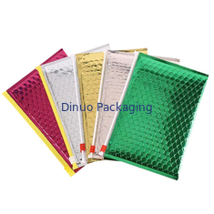 Cushioning PVC Zipper Bubble Bag Cosmetic Bubble Mailer Ziplock Pouch