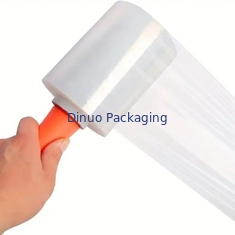 Blue Stretch And Shrink Film Width 20cm / 50cm / 100cm Designed With Plastic Handle