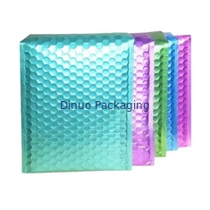 Shipping Packaging Holographic Bubble Envelope Mailing Bags Metallic Poly Holographic Bubble Mailers