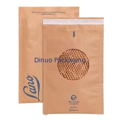 Compostable Honeycomb Padded Kraft Paper Express Envelope Biodegradable Shockproof Mailers Shipping Mailing Bags