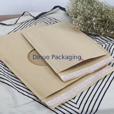 Customized Honeycomb Corrugated Cushion Poly Mailer Padded Shipping Envelopes Kraft Paper Bubble Mailing Bags
