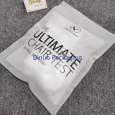 Custom Matte Frosted Zip Seal Ziplock Plastic Bags For Clothing Zipper Bag