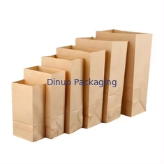 Customized Paper Bag Packaging Recyclable Food Grade Kraft Paper Bag