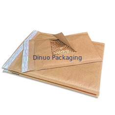 Custom Compostable Honeycomb Padded Kraft Paper Express Envelope Biodegradable Shockproof Mailer Shipping Packaging Bag