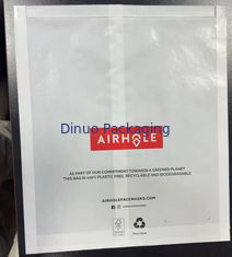 100% Biodegradable Side Gusset Custom Paper Bags With Logo For Clothing