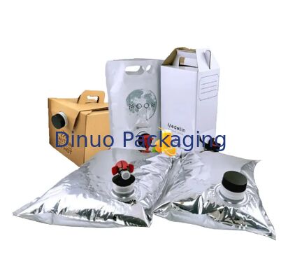 Premium Bag In Box Liquid Bag Food Grade Leakproof Aluminized Clear For Liquid Storage