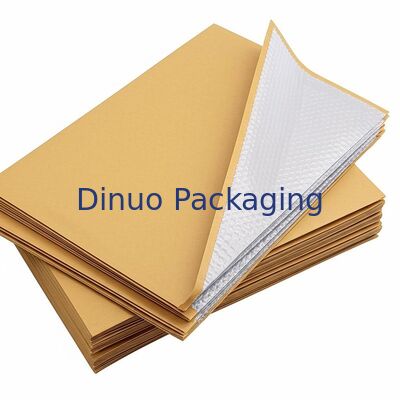 Durable Kraft Bubble Mailers Featuring Low Density Polyethylene Inner Materials and Kraft Thickness 60 to 180gsm Suitable for Shipping Needs
