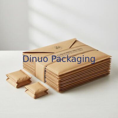 Pack Of 100 Cushioned Mailing Bags Customized Sizes Eco Friendly Durable Padded Mailers Designed To Protect Items During Transit