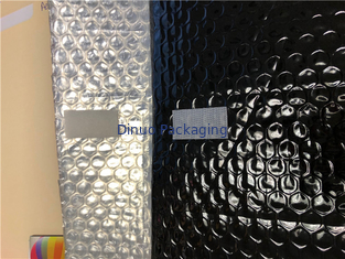 Waterproof Printed Black Metallic Shipping Envelopes , 180x165 #CD-DCD Custom Bubble Mailers
