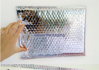 Silver Bubble Mailer Bag 15x210mm #B Jiffy Bubble Bags For Transport Oil Resistant