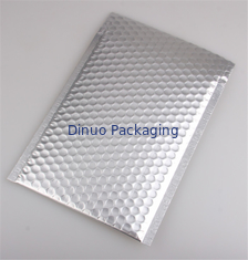 Silver Bubble Mailer Bag 15x210mm #B Jiffy Bubble Bags For Transport Oil Resistant