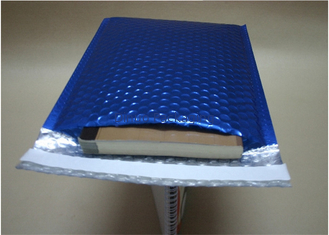 Blue Metallic Decorative Bubble Mailing Envelopes For Courier Company Using