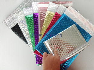 Express Packaging Metallic Bubble Mailing Envelopes Water Resistant Custom Logo