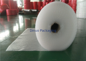 White Shockproof Bubble Packaging Rolls , Air Bubble Cushioning Wrap Rolls