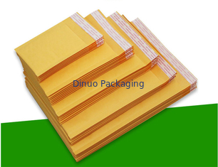 Biodegradable Kraft Paper Self Seal Bubble Mailers Size 6 12.5 X 19 For Shipping