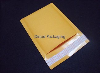 Biodegradable Kraft Bubble Mailers , Bubble Wrap Padded Envelope for Transport