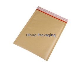 Lightweight Oil Resistant Brown 6x10  Kraft Bubble Mailers opp film outside easy to tear