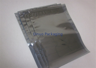 Customized Logo Ziplock ESD Shielding Bags Static Proof For PCB / IC Packaging
