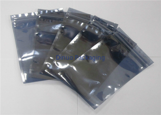 Moisture Proof ESD Shielding Bags , Vacuum Anti Static Pouch With Ziplock